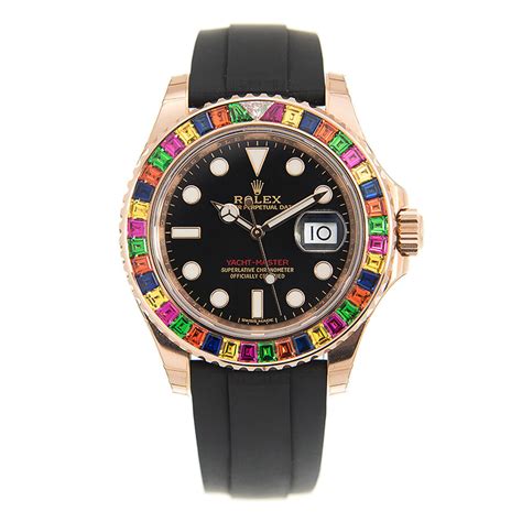 rainbow yacht master rolex